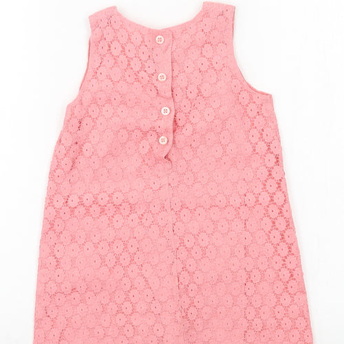 Matalan Girls Pink  Lace A-Line  Size 3-4 Years
