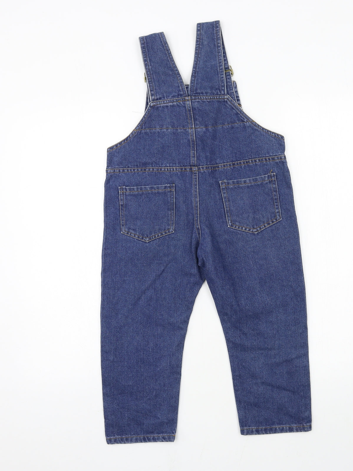 Ru Yiibeibei Girls Blue  Denim Dungaree One-Piece Size 13 Years