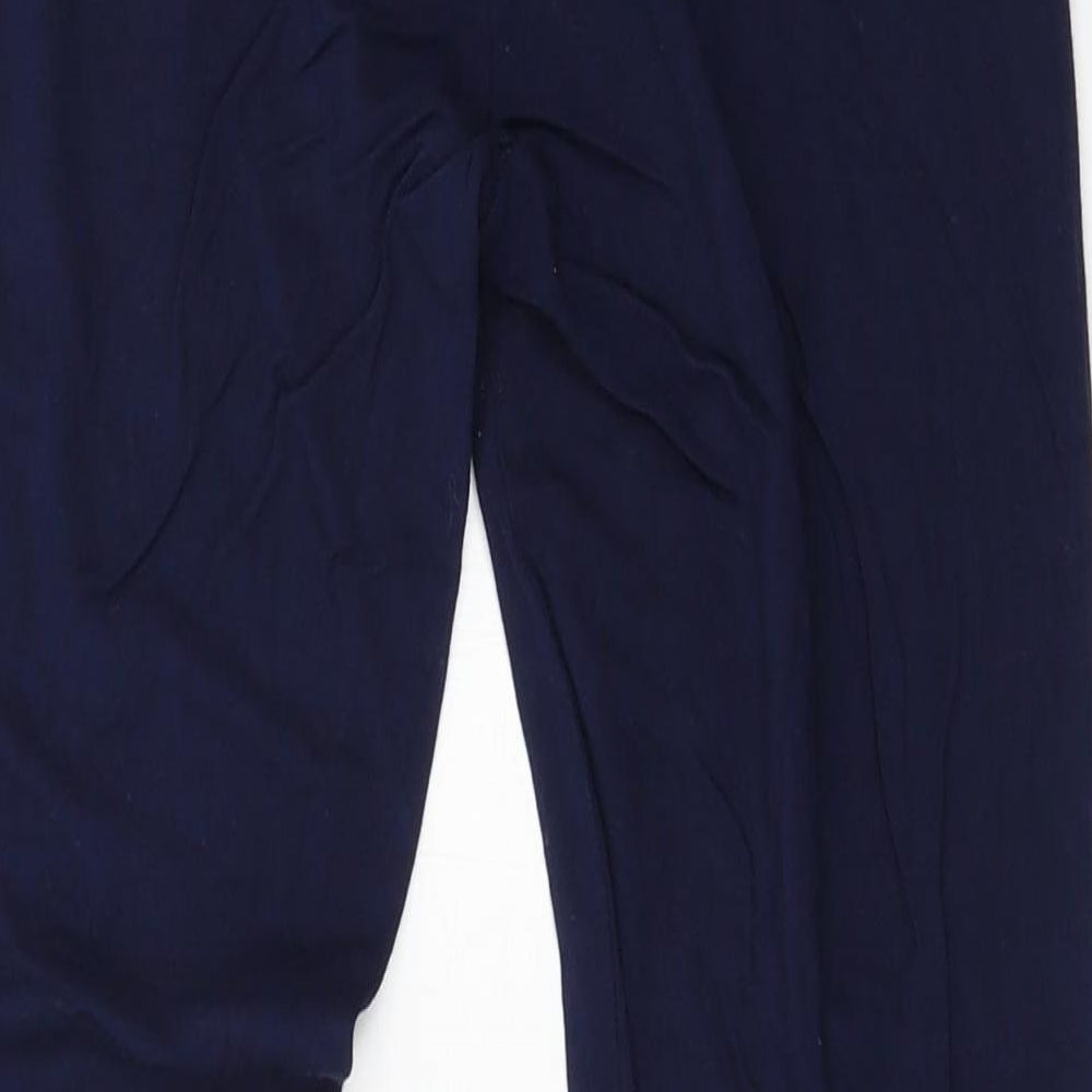 Marks and Spencer Womens Blue  Jersey Capri Leggings Size 12 L25 in