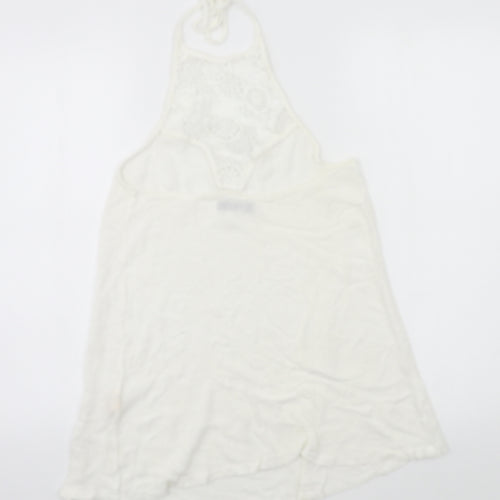Boohoo Womens White   Basic Tank Size 12