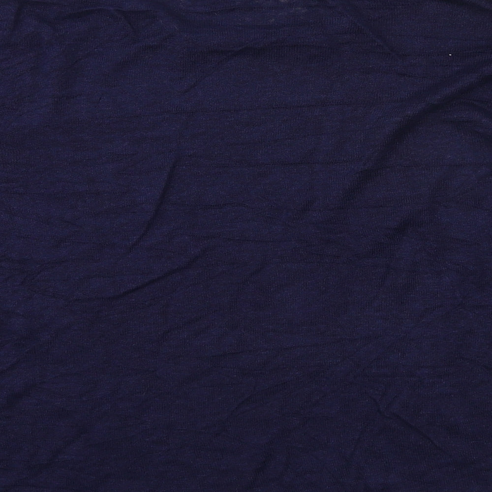 Ines de la Fressange Womens Blue  Knit Pullover Jumper Size XL