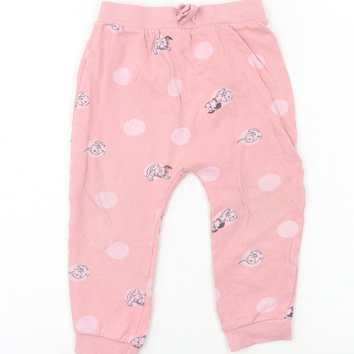 George Girls Pink Geometric Jersey Capri Pyjama Pants Size 2-3 Years  - 101 Dalmatians