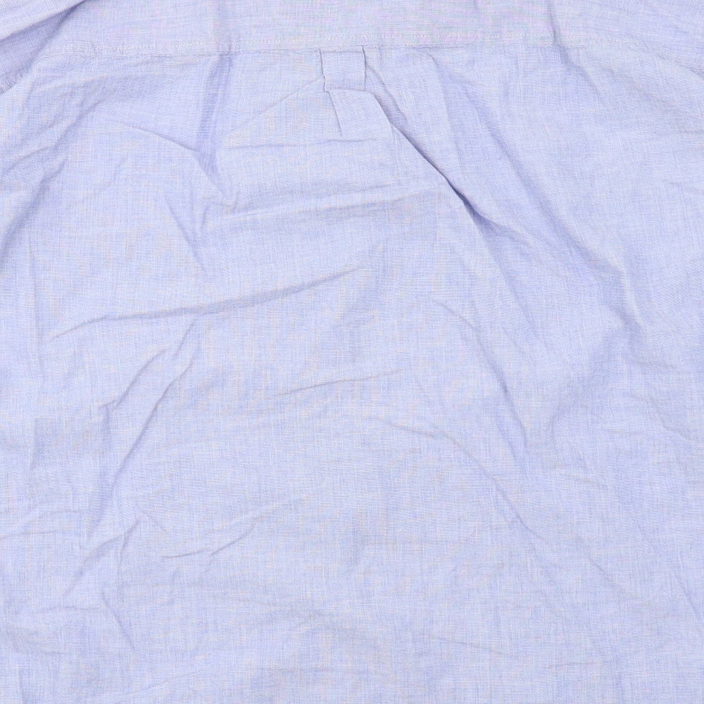 NEXT Womens Blue   Basic Button-Up Size 18