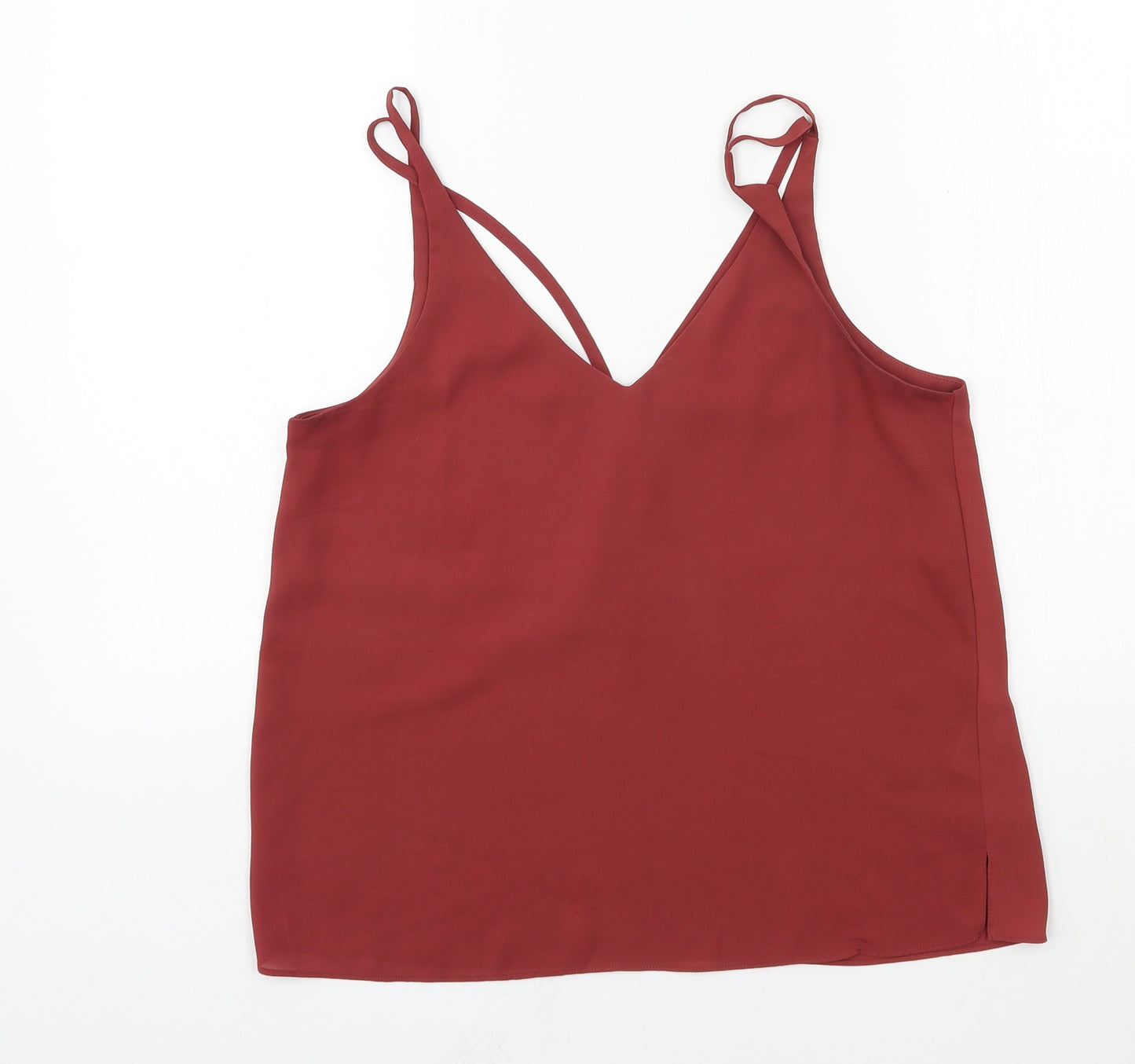 Topshop Womens Red   Basic Tank Size 10