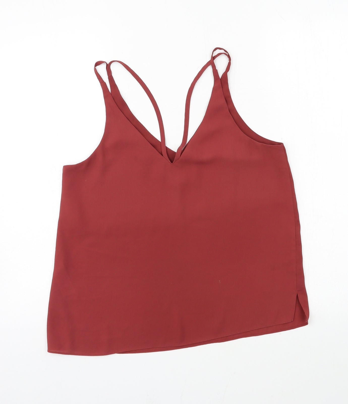 Topshop Womens Red   Basic Tank Size 10