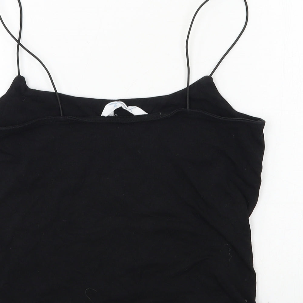 Primark Womens Black  Jersey Camisole Tank Size 6