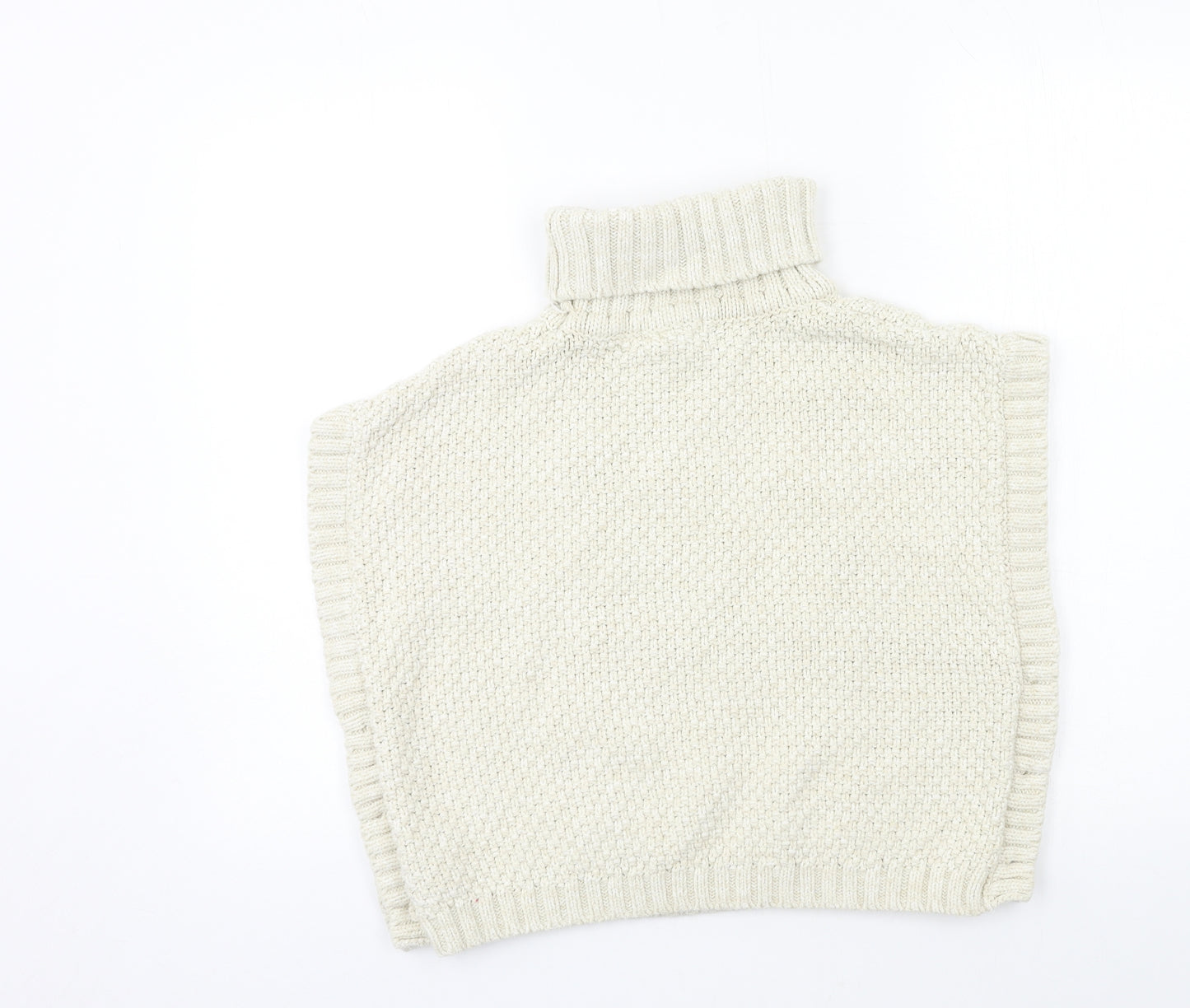 Nula Bug Girls Ivory  Knit Pullover Jumper Size 8 Years