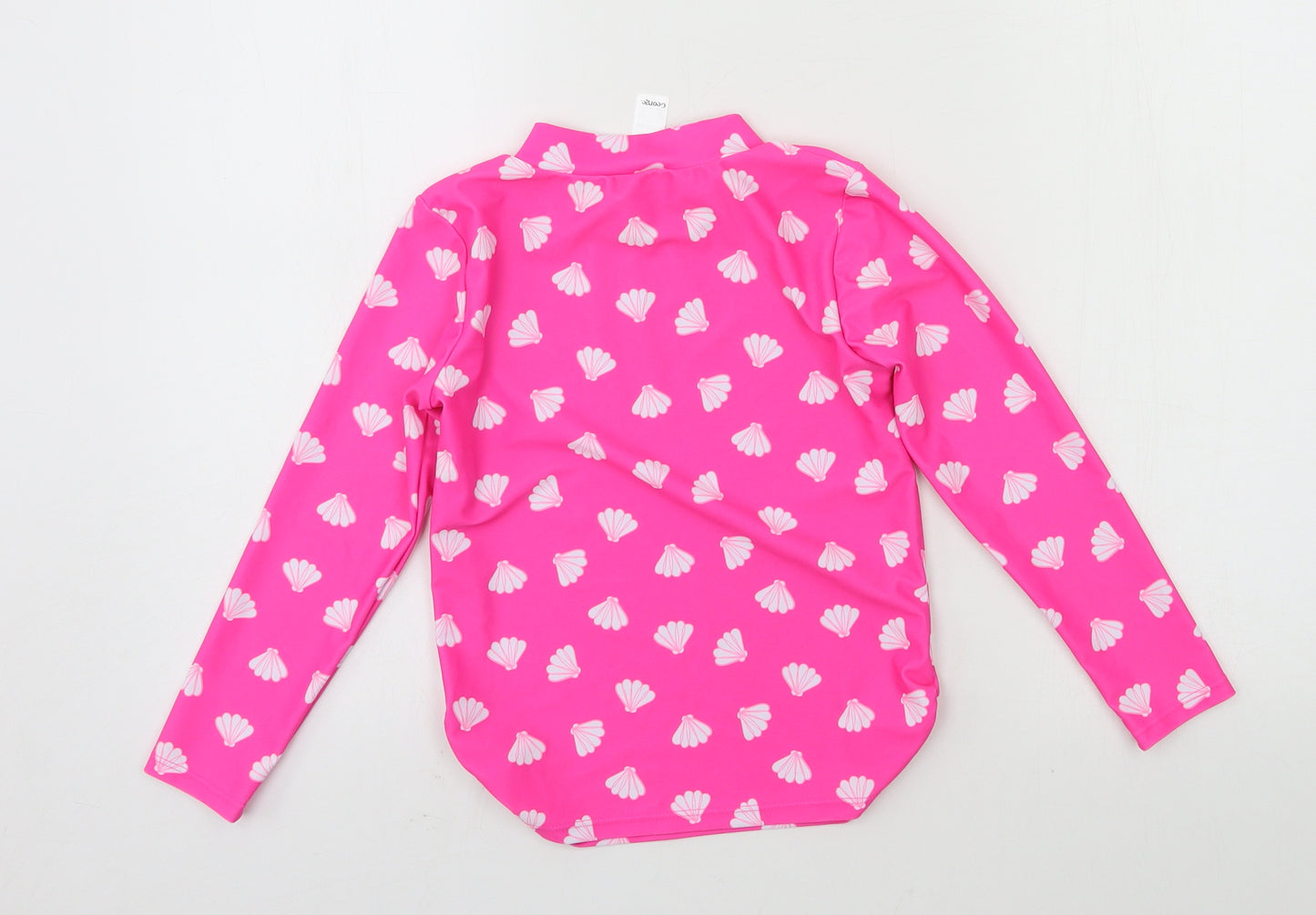 George Girls Pink  Jersey Basic T-Shirt Size 7-8 Years  - Shell