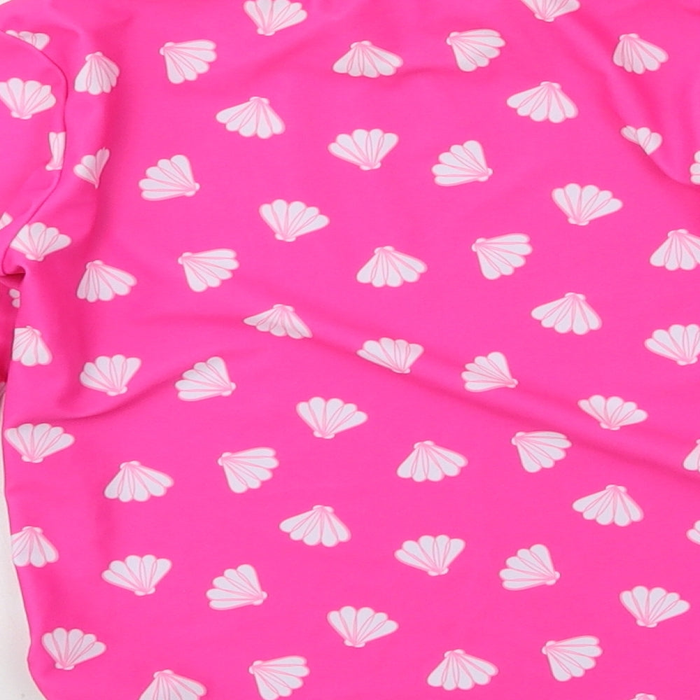 George Girls Pink  Jersey Basic T-Shirt Size 7-8 Years  - Shell