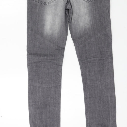 Arrested Development Mens Grey  Denim Straight Jeans Size 34 in L33 in