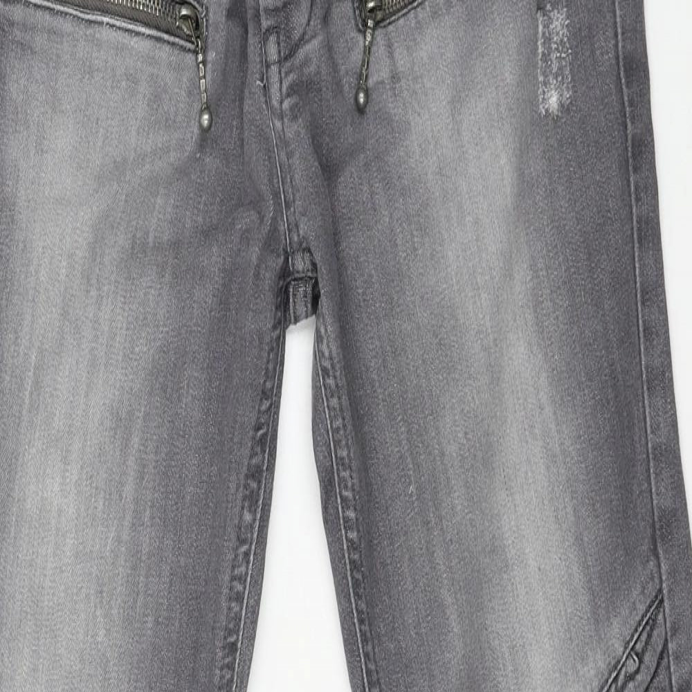 Arrested Development Mens Grey  Denim Straight Jeans Size 34 in L33 in