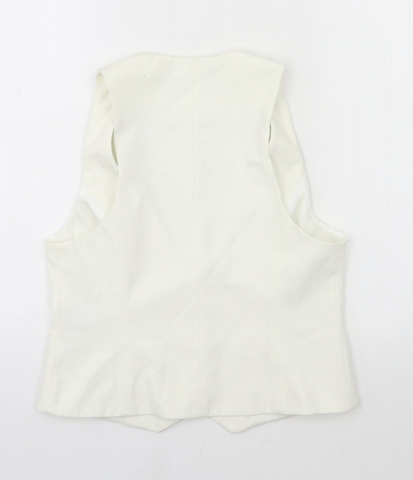 Dorothy Perkins Womens White   Jacket Waistcoat Size 12
