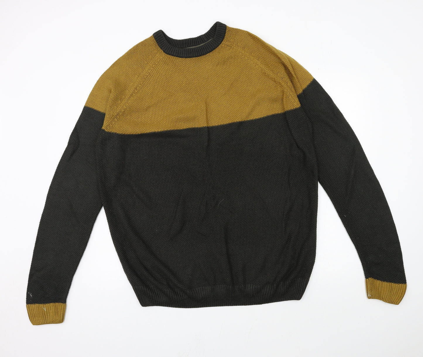 Matalan Mens Green  Knit Pullover Jumper Size L