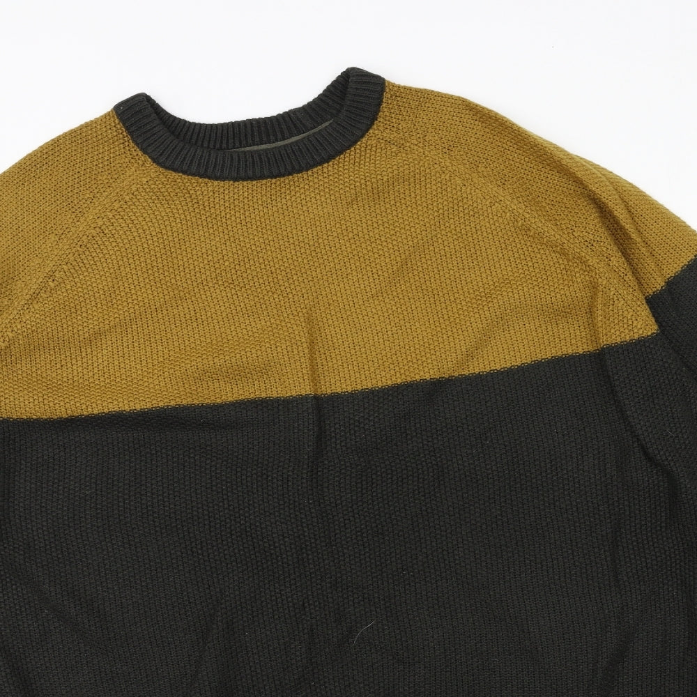 Matalan Mens Green  Knit Pullover Jumper Size L