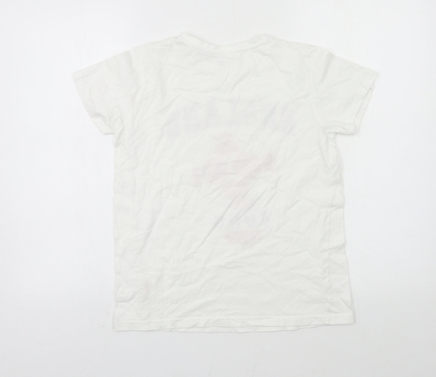 Primark Boys White  Jersey Basic T-Shirt Size 10-11 Years  - England