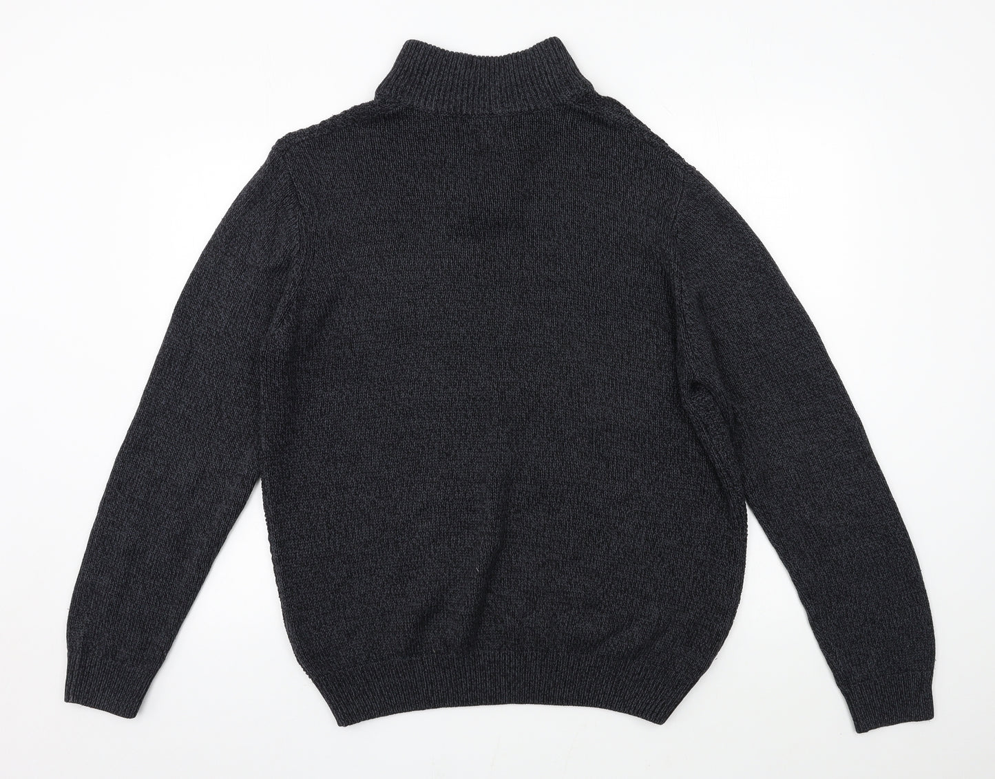 Matalan Mens Grey  Knit Pullover Jumper Size L