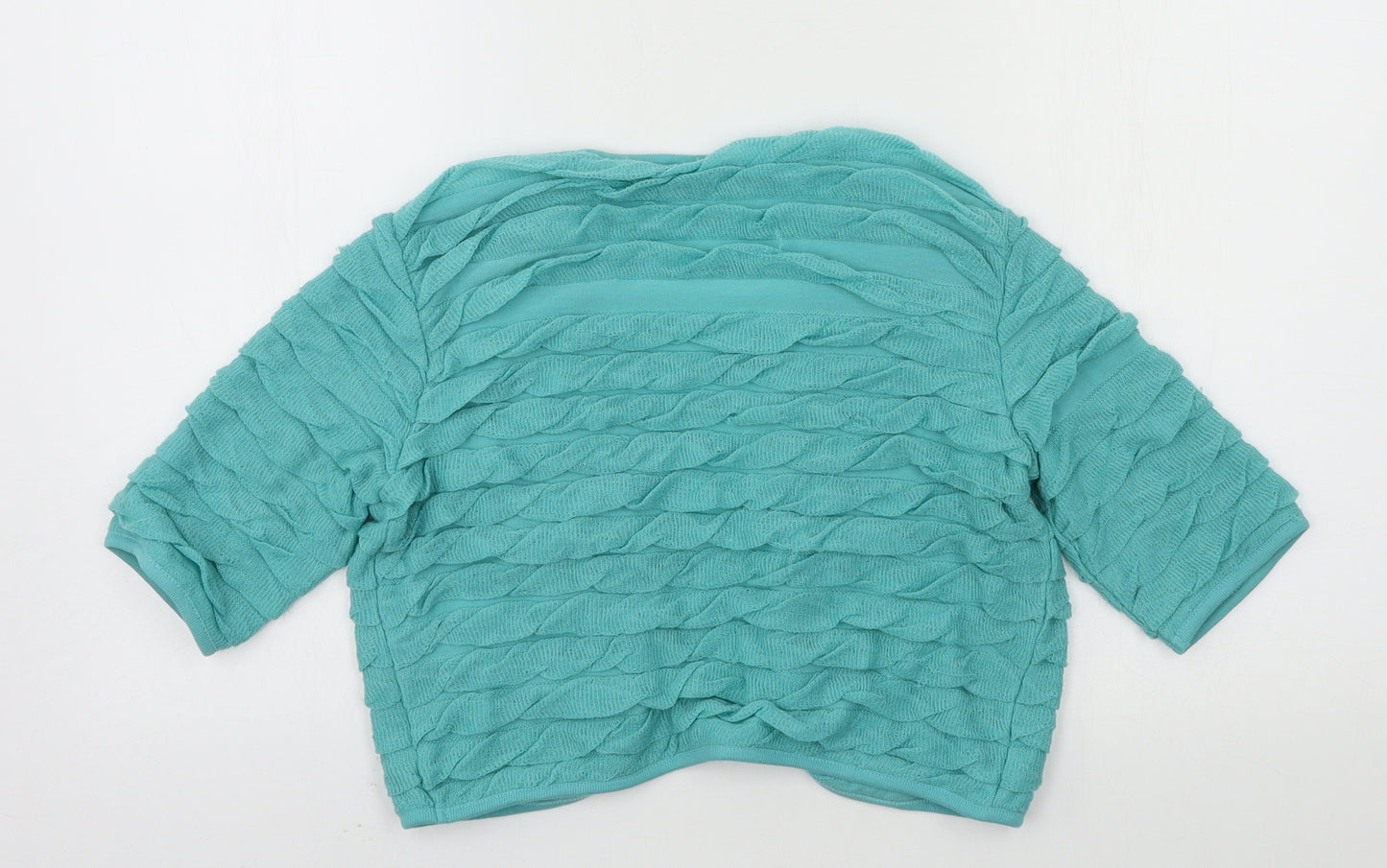 Per Una Womens Blue  Knit Cardigan Jumper Size 10