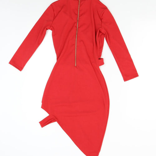 Preworn Womens Red   Bodycon  Size S