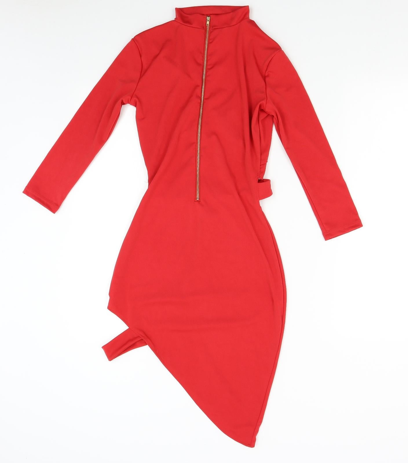 Preworn Womens Red   Bodycon  Size S