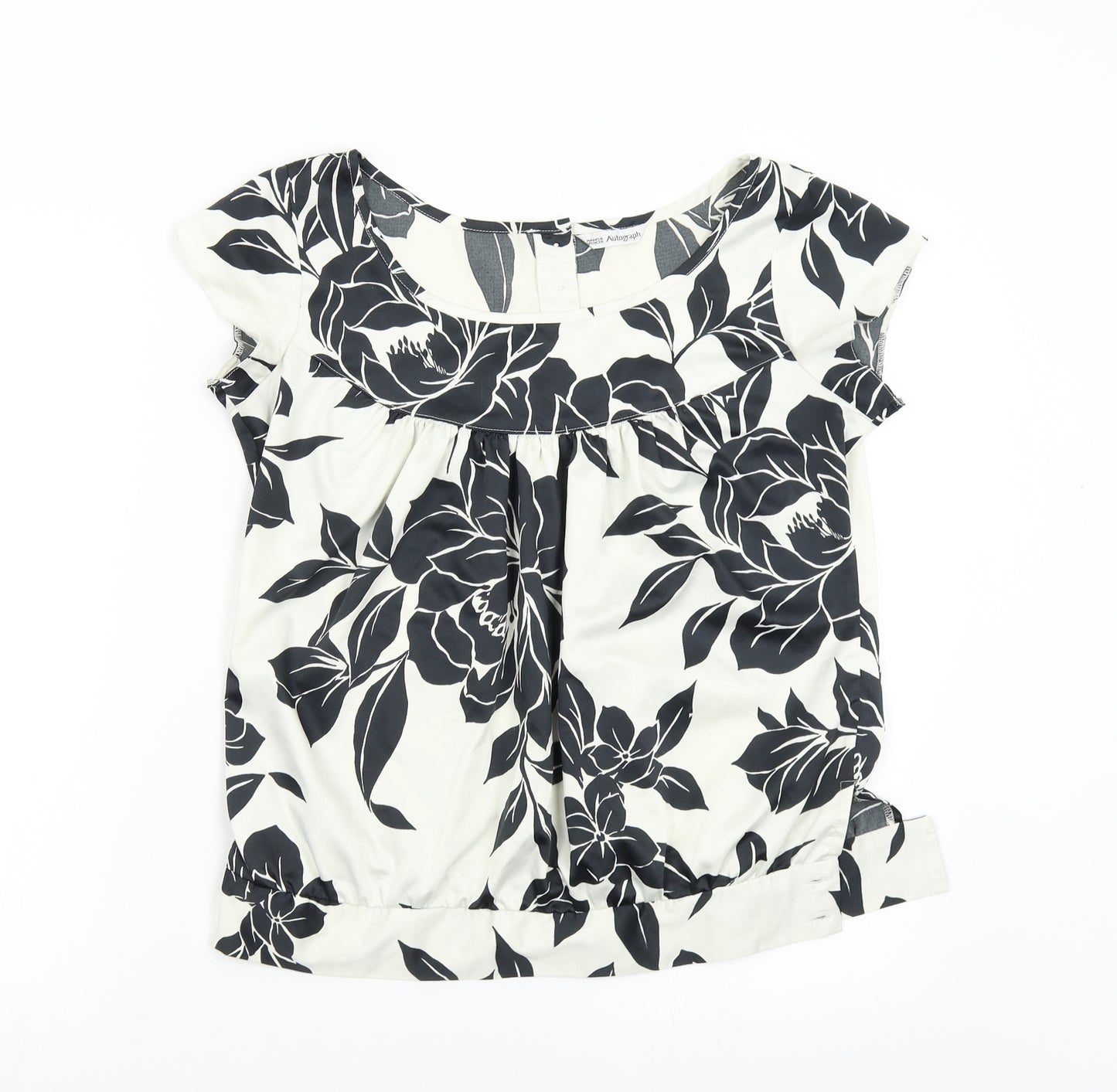 M&S Womens Multicoloured Floral  Basic Blouse Size 12