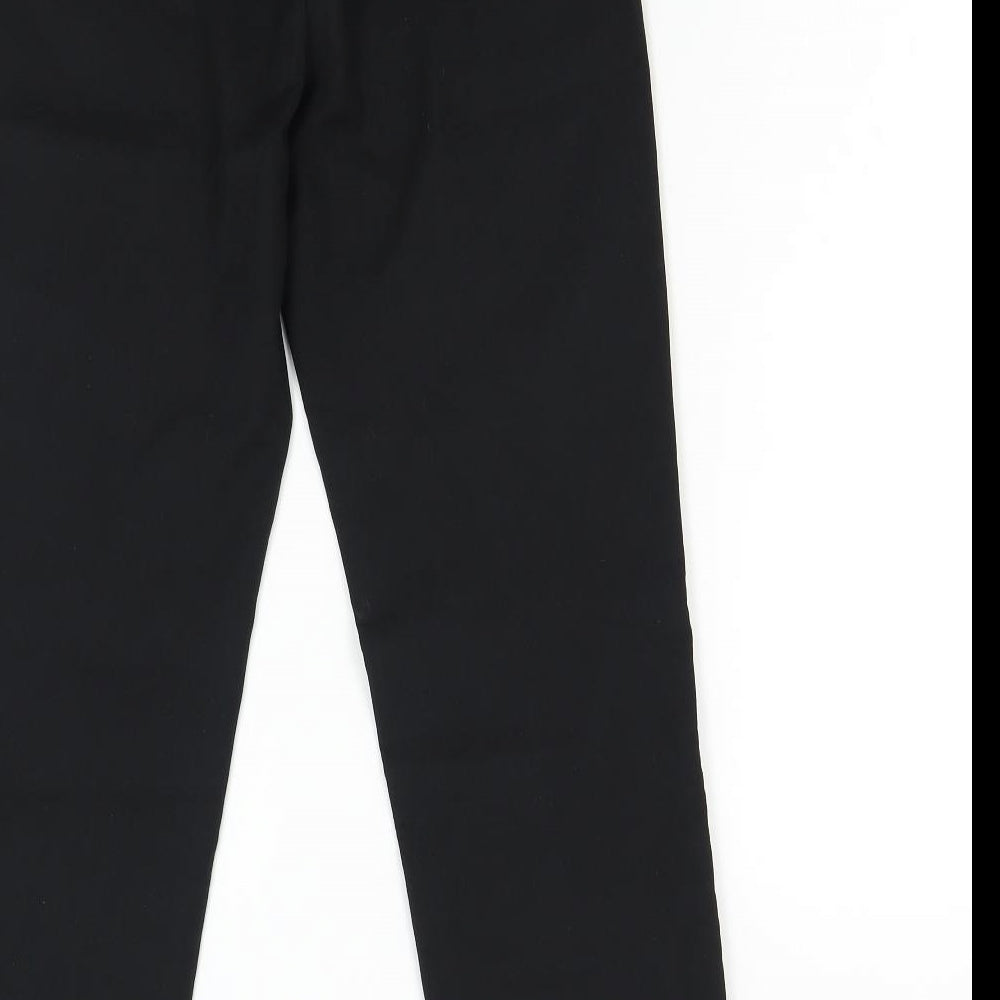M&S Womens Black   Trousers  Size 8 L29 in