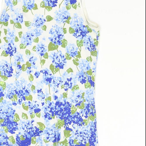 Oasis Womens Multicoloured Floral  Basic Tank Size XS