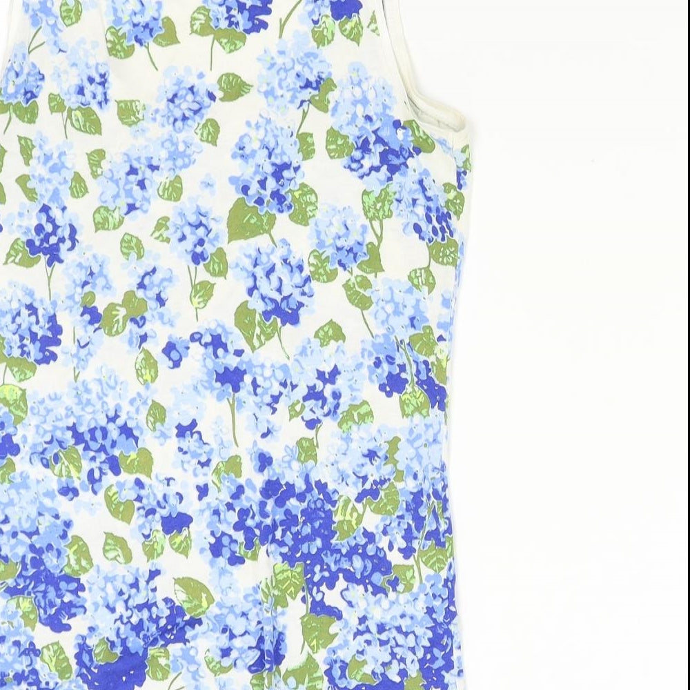 Oasis Womens Multicoloured Floral  Basic Tank Size XS