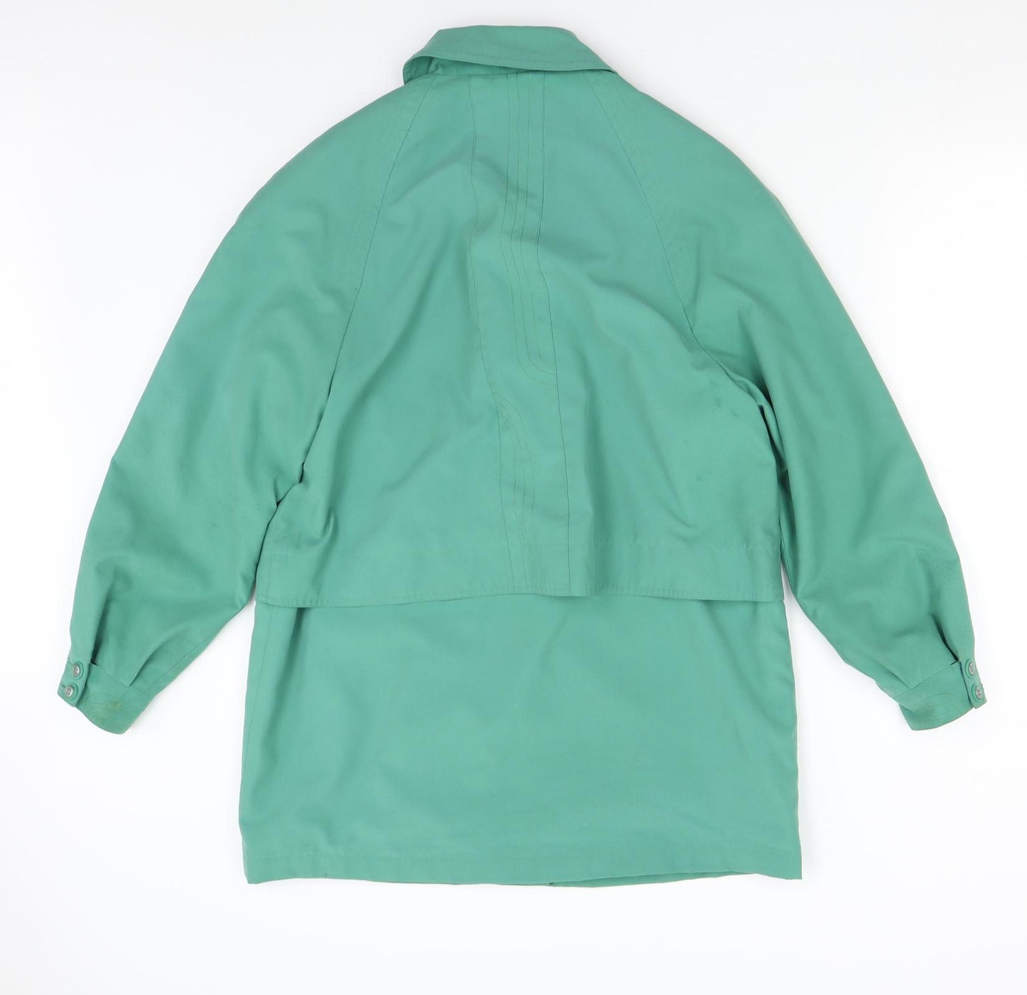 Telemac Womens Green   Overcoat Coat Size M
