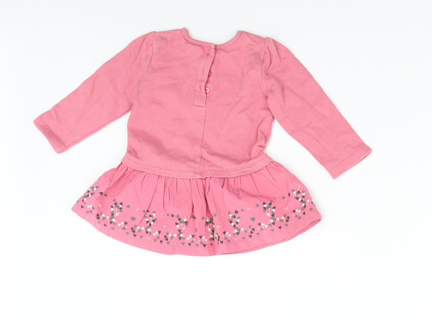 TU Baby Pink   T-Shirt Dress  Size 9-12 Months