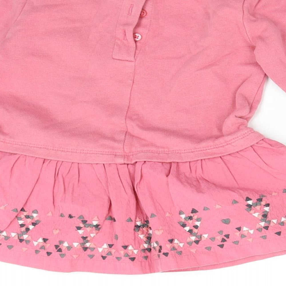 TU Baby Pink   T-Shirt Dress  Size 9-12 Months