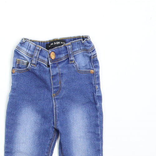 Primark Baby Blue  Denim Track Pants Jeans Size 9-12 Months