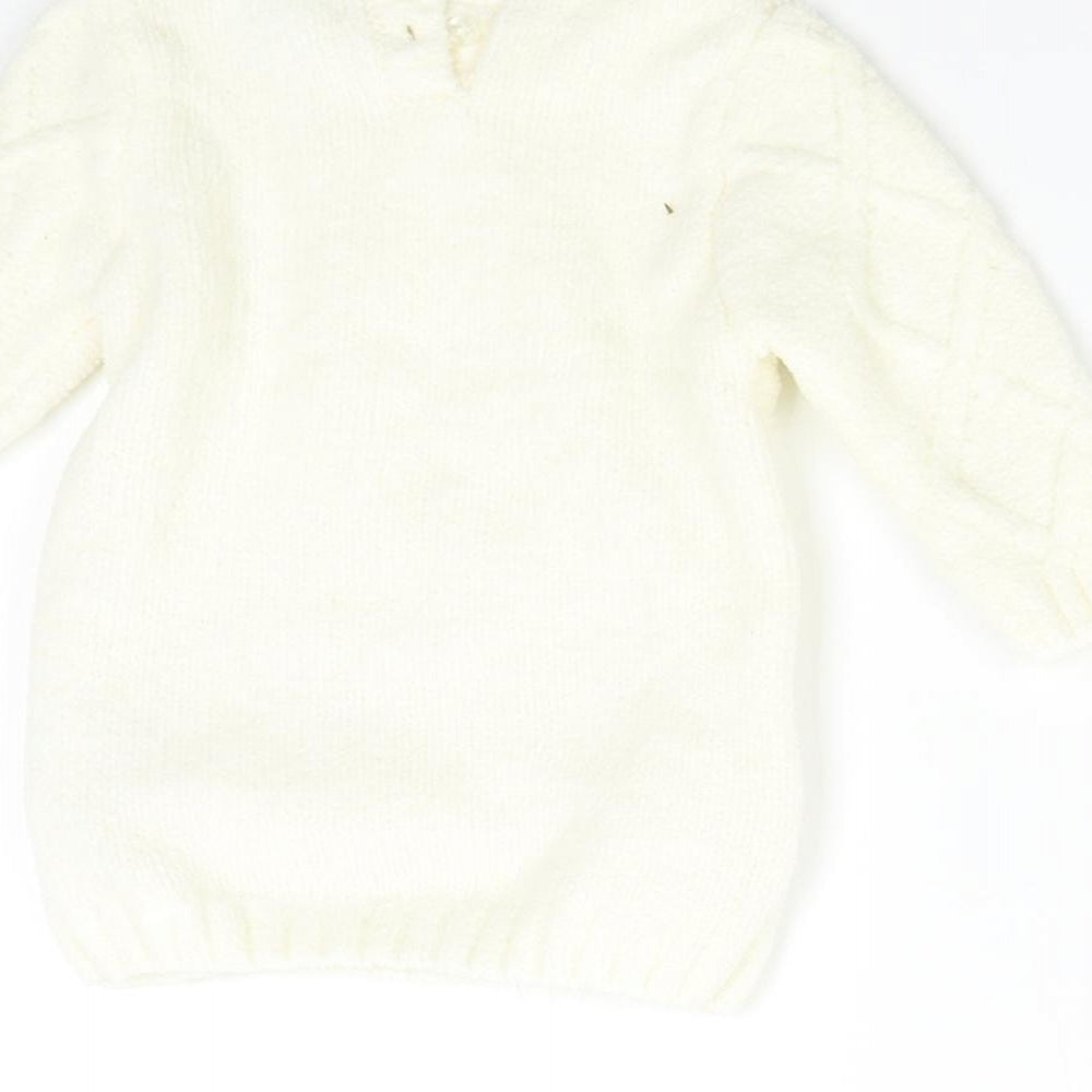 Primark Baby Ivory  Knit Pullover Jumper Size 3-6 Months