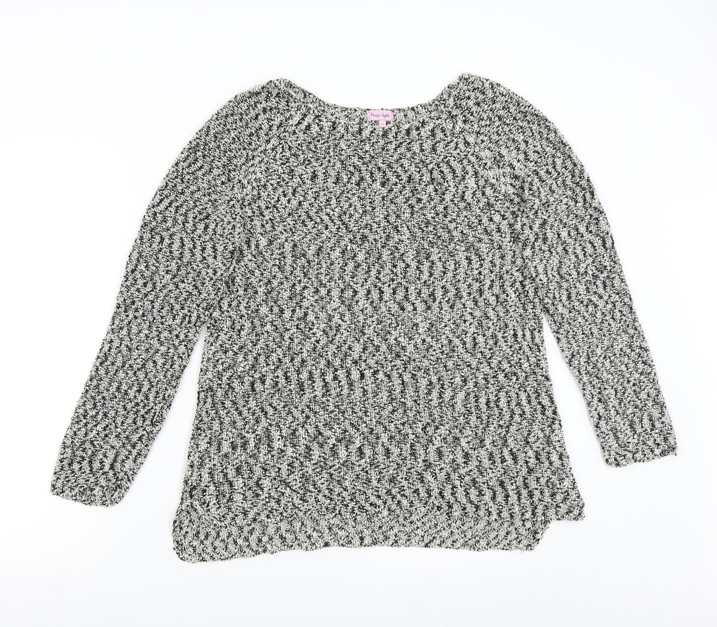 Phase Eight Womens Grey  Knit Pullover Jumper Size 14