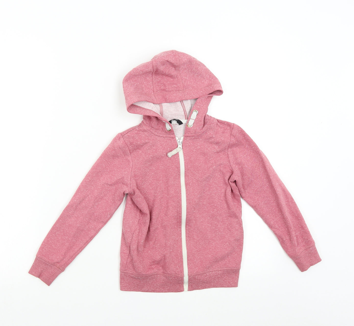 George Girls Pink   Full Zip Hoodie Size 6-7 Years