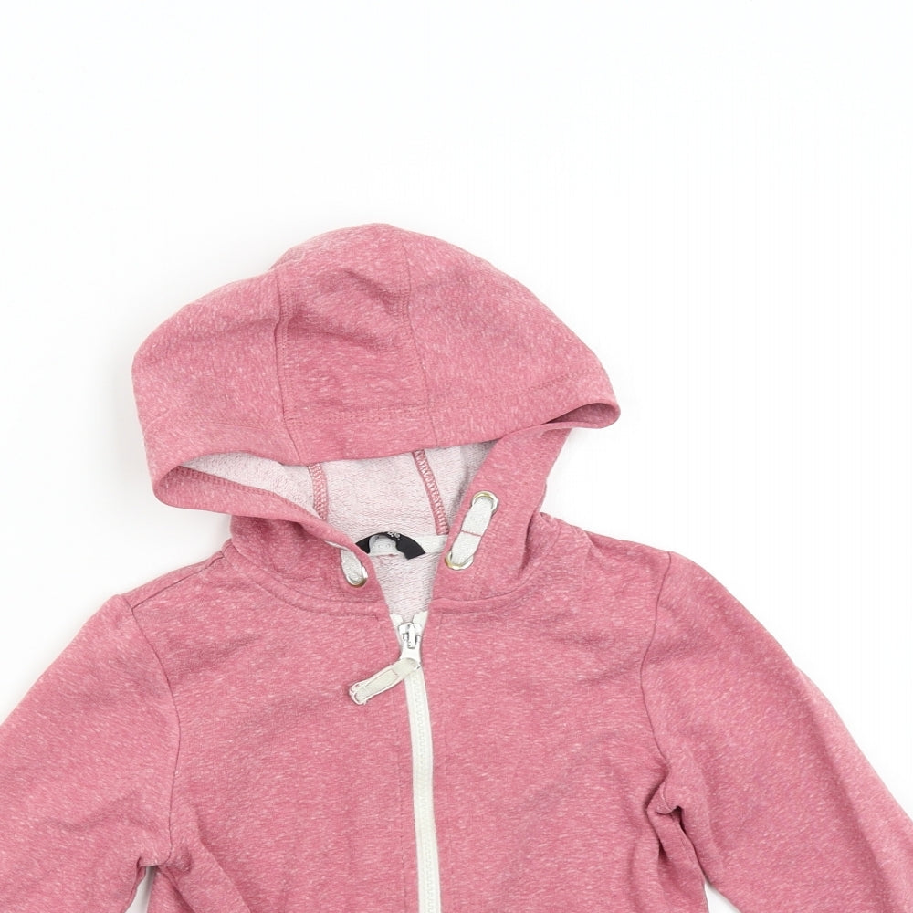 George Girls Pink   Full Zip Hoodie Size 6-7 Years