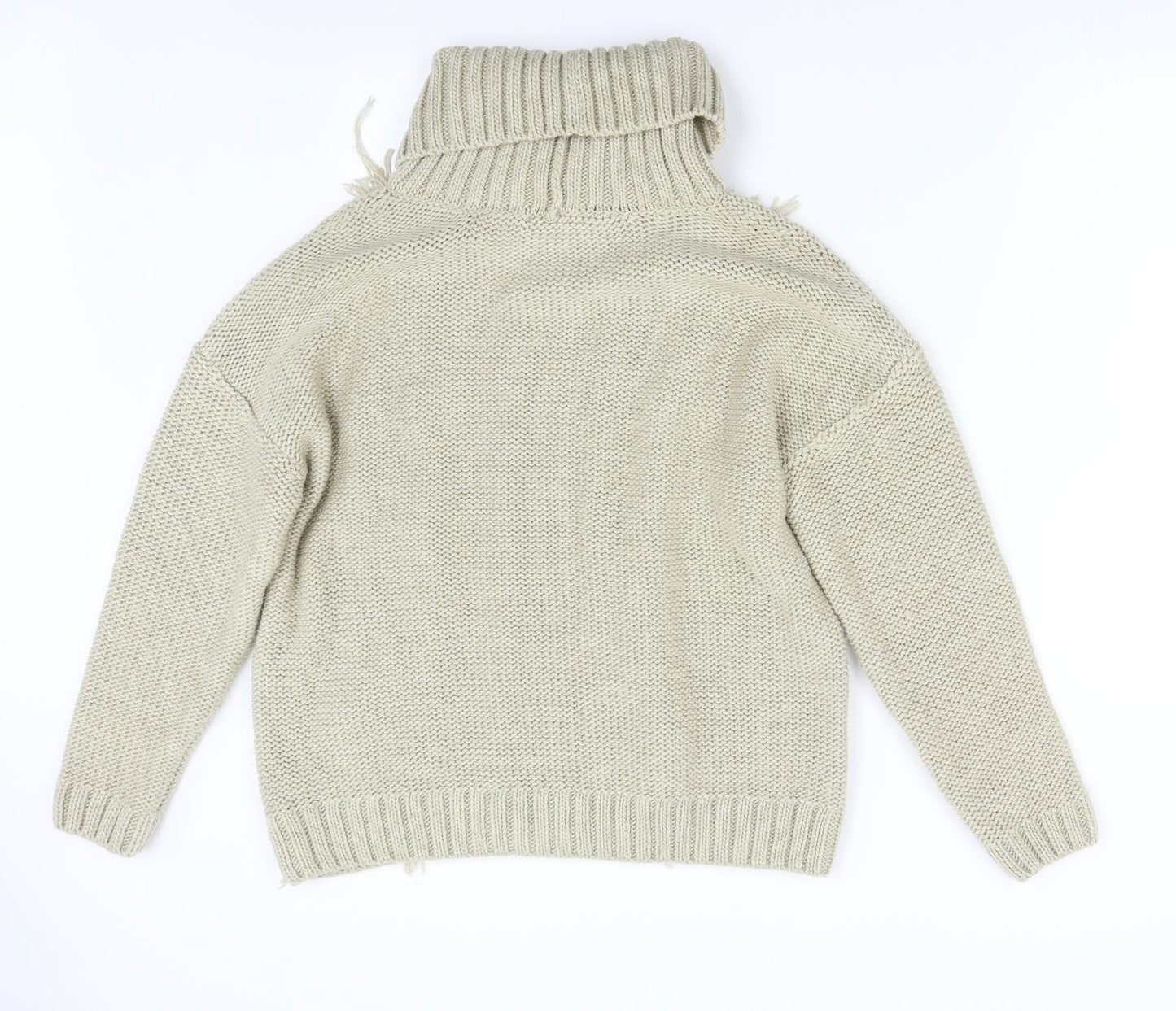 TU Womens Beige  Knit Pullover Jumper Size 18