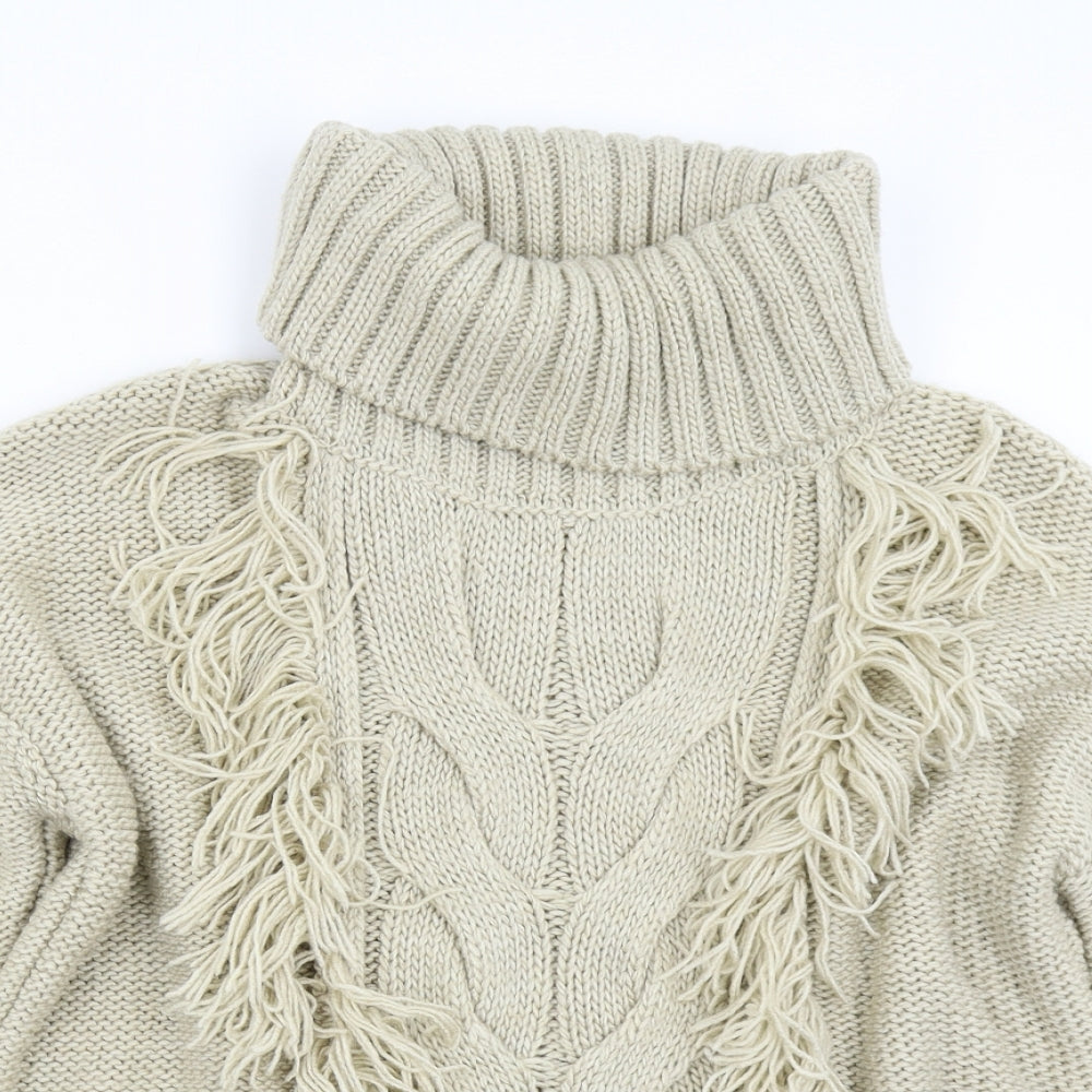 TU Womens Beige  Knit Pullover Jumper Size 18