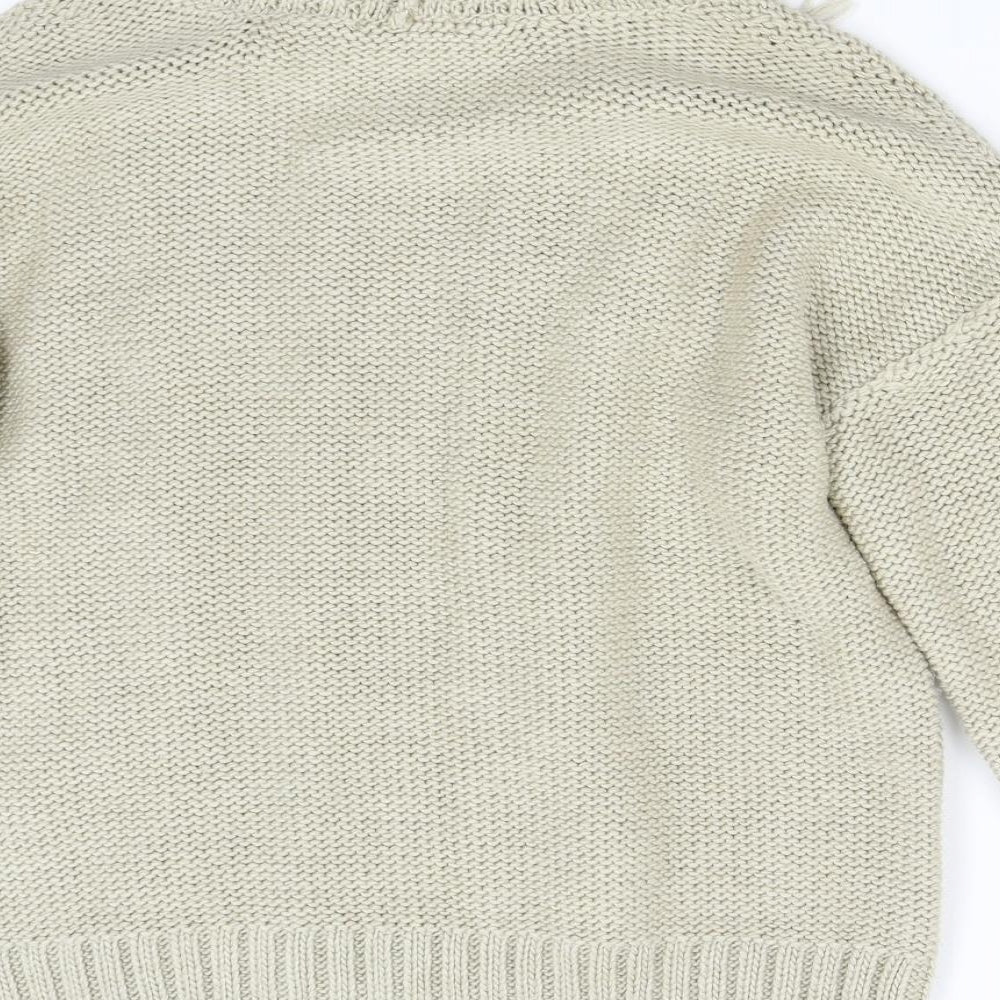 TU Womens Beige  Knit Pullover Jumper Size 18