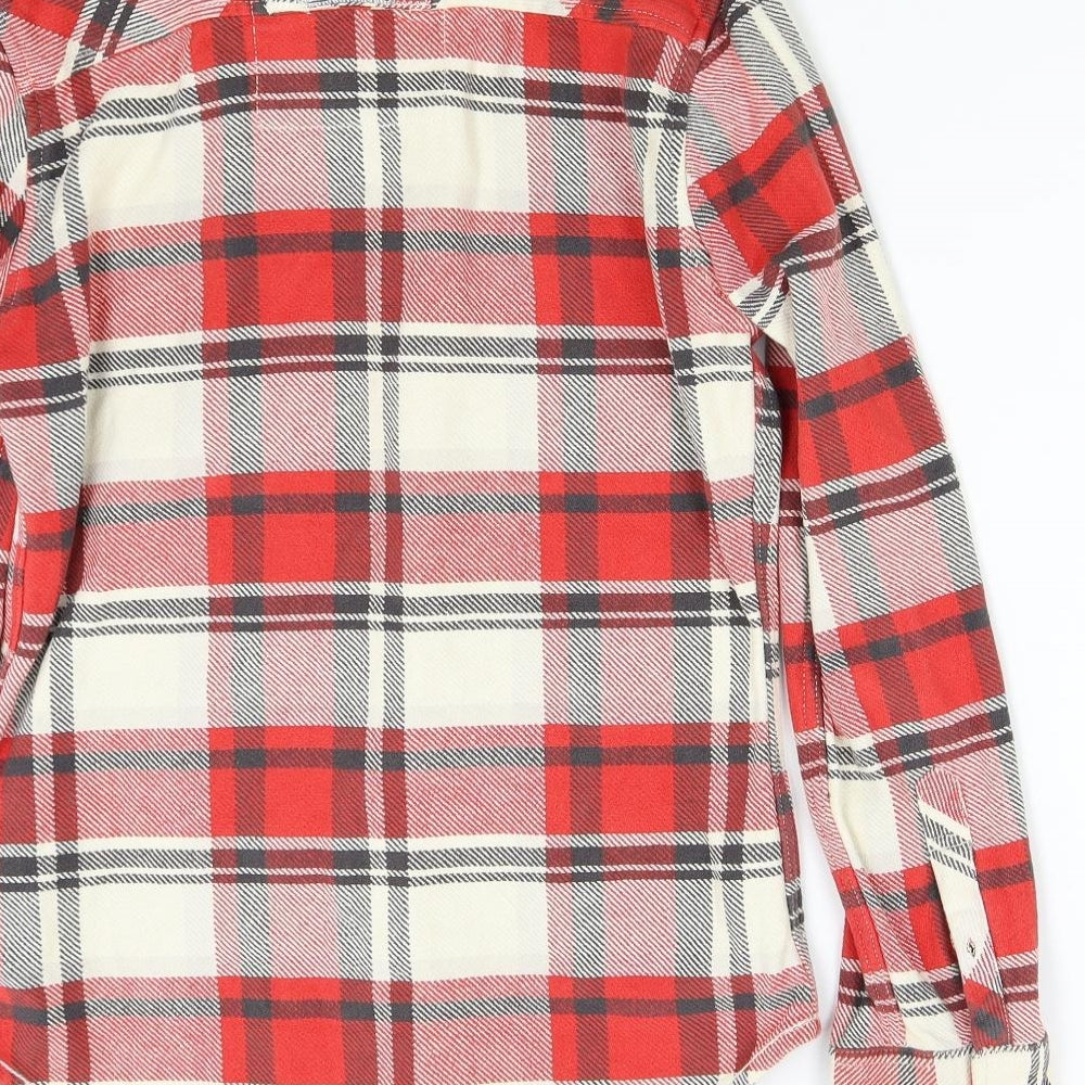 Superdry Mens Red Check   Button-Up Size S