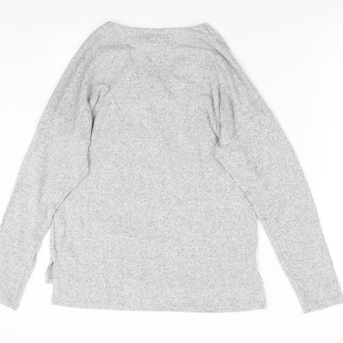 Caution to the Wind Womens Grey Solid  Top Pyjama Top Size M