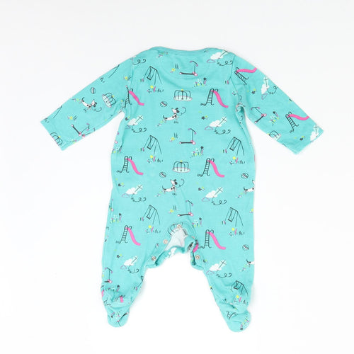 Mothercare Baby Green   Babygrow One-Piece Size 3-6 Months  - Dogs