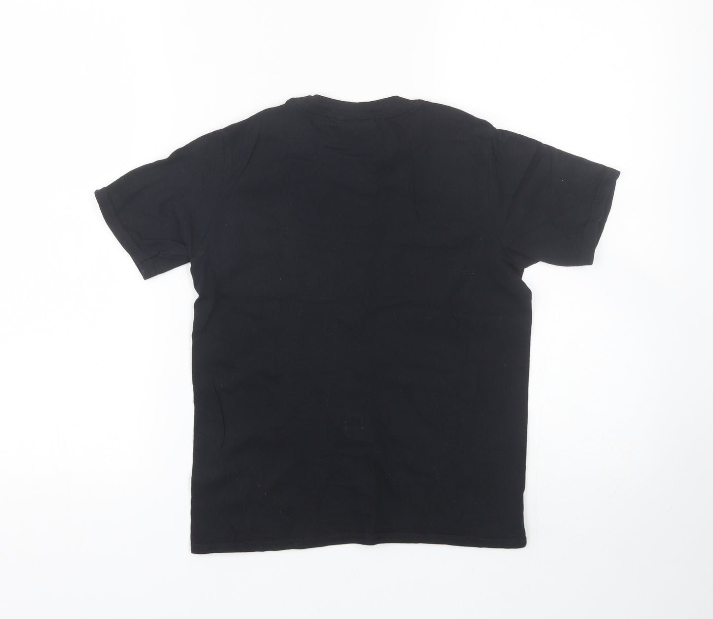 Justice League Girls Black   Basic T-Shirt Size 7-8 Years