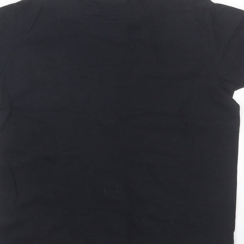 Justice League Girls Black   Basic T-Shirt Size 7-8 Years