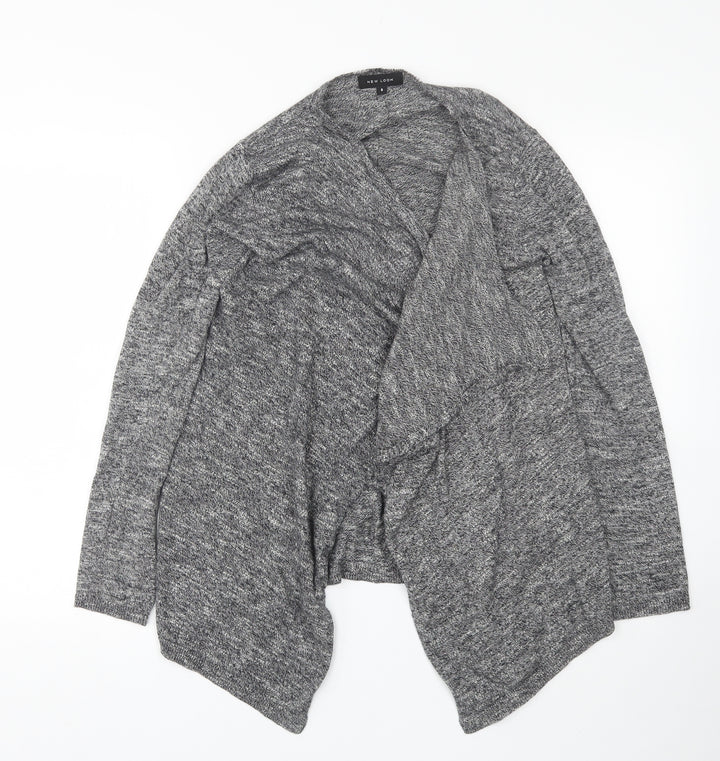 New Look Womens Grey Cardigan Jumper Size 6