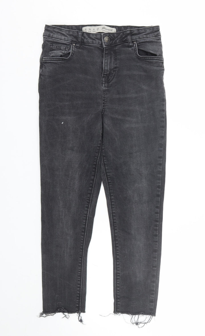 Denim co Womens Black Denim Skinny Jeans Size 8 L21 in