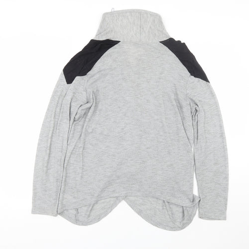 Papaya Womens Grey   Cardigan Jumper Size 14