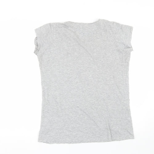 Denim co Womens Grey   Basic T-Shirt Size 12
