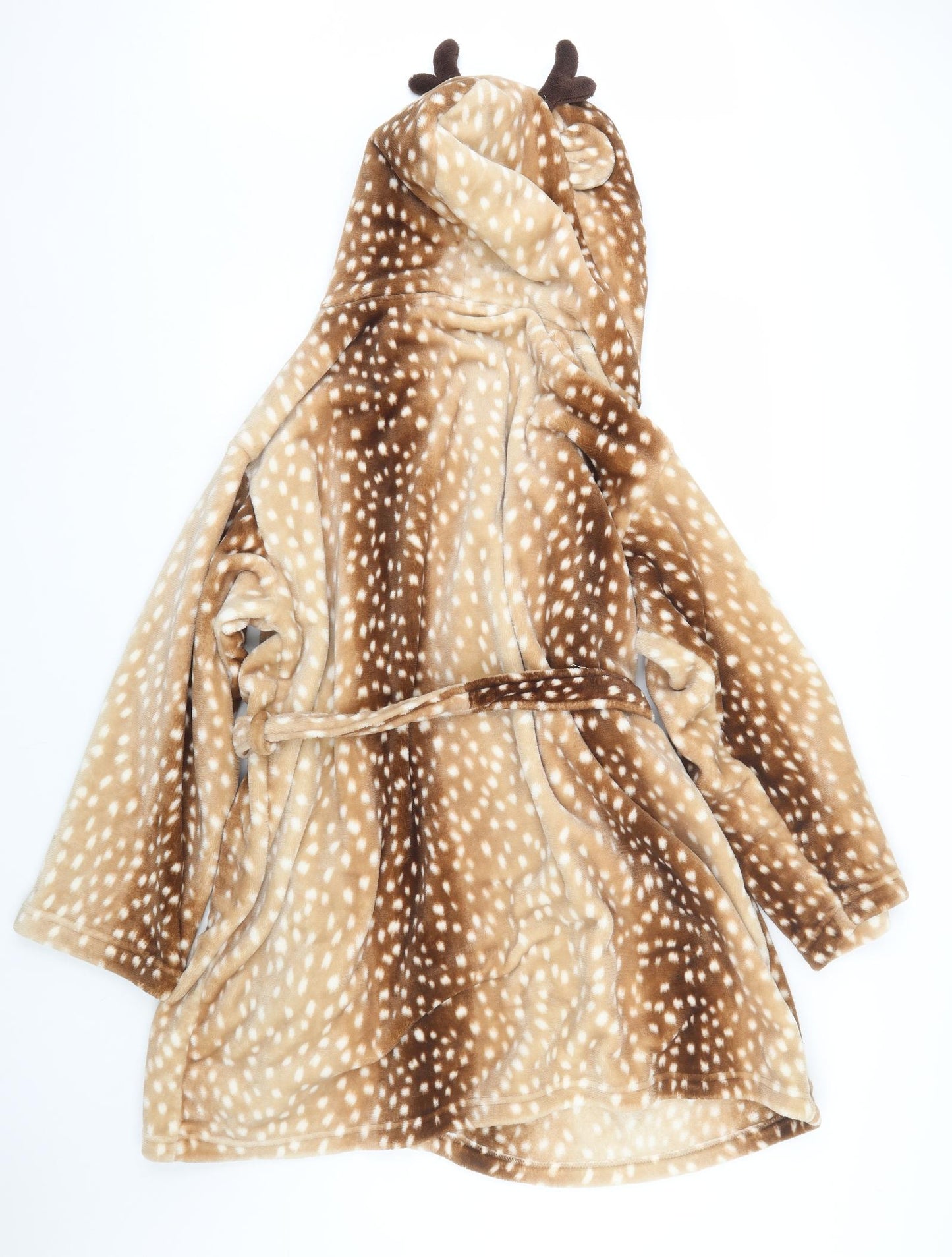 George Womens Brown Animal Print  Cami Gown Size L