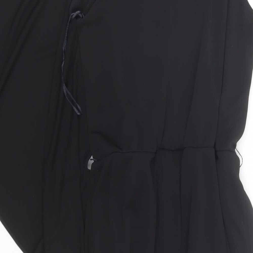 River Island Womens Black   Wrap Dress  Size 8