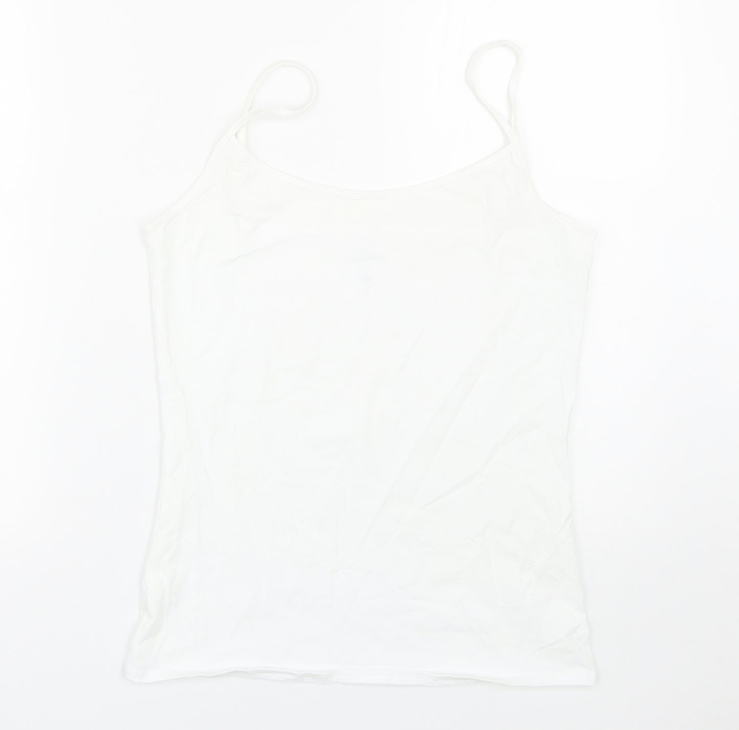 George Womens White   Basic Tank Size 12